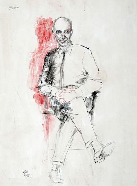 ARIS BACCI : Enrico Fermi.  - Asta Arte Moderna e Contemporanea | ASTA A TEMPO - PARTE II  - Associazione Nazionale - Case d'Asta italiane