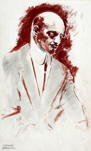 ARIS BACCI : Gabriele D'Annunzio.  - Asta Arte Moderna e Contemporanea | ASTA A TEMPO - PARTE II  - Associazione Nazionale - Case d'Asta italiane