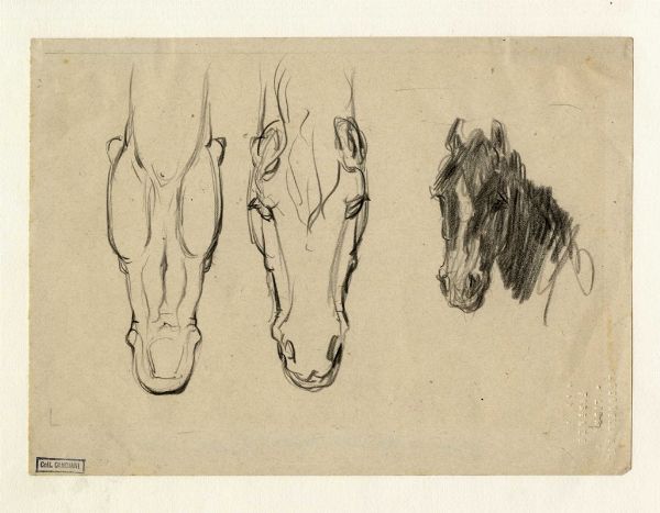 Silvio Bicchi : Lotto composto di 2 disegni.  - Asta Arte Moderna e Contemporanea | ASTA A TEMPO - PARTE II  - Associazione Nazionale - Case d'Asta italiane