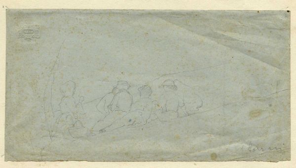 Odoardo Borrani : Figure sul colle.  - Asta Arte Moderna e Contemporanea | ASTA A TEMPO - PARTE II  - Associazione Nazionale - Case d'Asta italiane