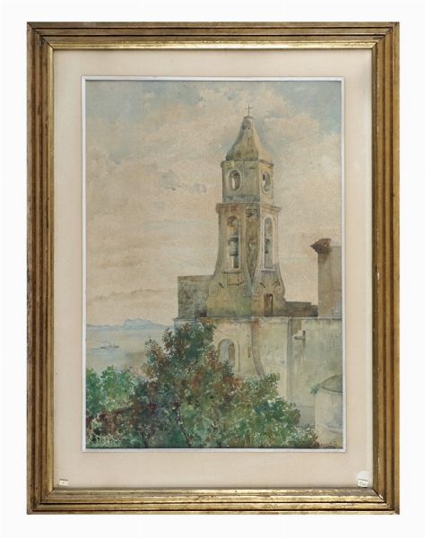 LEONARDO PATERNA BALDIZZI : Marechiaro.  - Asta Arte Moderna e Contemporanea | ASTA A TEMPO - PARTE II  - Associazione Nazionale - Case d'Asta italiane