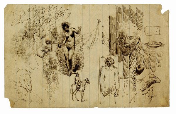 PROSPERO PIATTI : Schizzi vari.  - Asta Arte Moderna e Contemporanea | ASTA A TEMPO - PARTE II  - Associazione Nazionale - Case d'Asta italiane