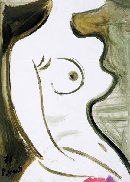 Primo Conti : Nudo femminile.  - Asta Arte Moderna e Contemporanea | ASTA A TEMPO - PARTE II  - Associazione Nazionale - Case d'Asta italiane