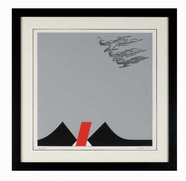 EUGENIO CARMI : Senza titolo.  - Asta Arte Moderna e Contemporanea | ASTA A TEMPO - PARTE II  - Associazione Nazionale - Case d'Asta italiane