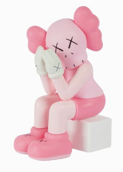 KAWS [PSEUD. DI DONNELLY BRIAN] : Untitled (pink).  - Asta Arte Moderna e Contemporanea | ASTA A TEMPO - PARTE II  - Associazione Nazionale - Case d'Asta italiane
