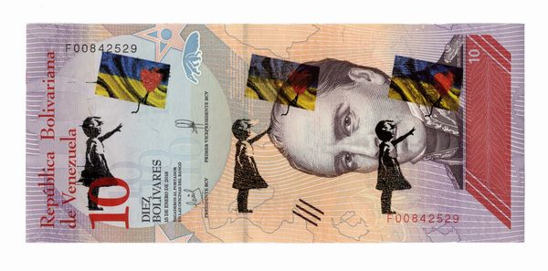 Banksy : The balloon girl. Pray for Ukraine.  - Asta Arte Moderna e Contemporanea | ASTA A TEMPO - PARTE II  - Associazione Nazionale - Case d'Asta italiane
