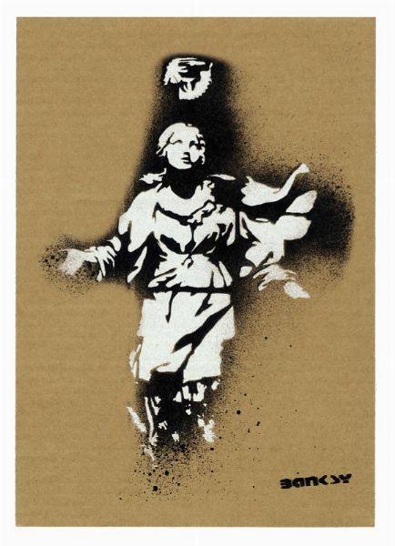 Banksy : Virgin Mary.  - Asta Arte Moderna e Contemporanea | ASTA A TEMPO - PARTE II  - Associazione Nazionale - Case d'Asta italiane