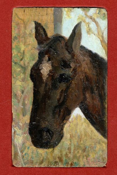 FANCESCO GIOLI : Testa di cavallo.  - Asta Arte Moderna e Contemporanea | ASTA A TEMPO - PARTE II  - Associazione Nazionale - Case d'Asta italiane