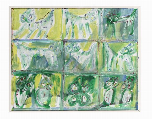 Silvio Loffredo : I gattoni.  - Asta Arte Moderna e Contemporanea | ASTA A TEMPO - PARTE II  - Associazione Nazionale - Case d'Asta italiane