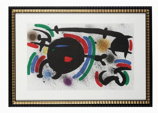 Joan Mir� : Senza titolo.  - Asta Arte Moderna e Contemporanea | ASTA A TEMPO - PARTE II  - Associazione Nazionale - Case d'Asta italiane