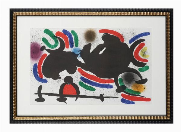 Joan Mir� : Senza titolo.  - Asta Arte Moderna e Contemporanea | ASTA A TEMPO - PARTE II  - Associazione Nazionale - Case d'Asta italiane