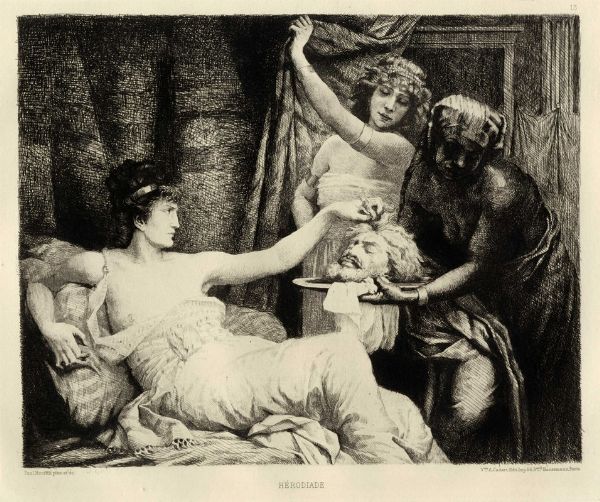 PAUL ROUFFIO : H�rodiade.  - Asta Arte Moderna e Contemporanea | ASTA A TEMPO - PARTE II  - Associazione Nazionale - Case d'Asta italiane