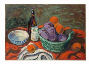 ANGELO ELIO BARABINO - Natura morta.