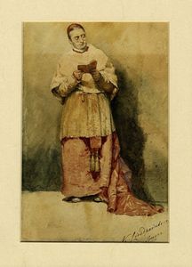 PETER JOSEF VON LINDPAINTNER - The priest.