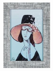 BLUB - Jeanne Hebuterne con cappello.