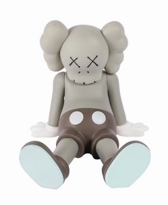 KAWS [PSEUD. DI DONNELLY BRIAN] - Untitled (grey and light blue).