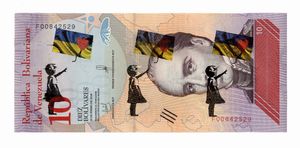 Banksy - The balloon girl. Pray for Ukraine.