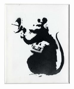 Banksy - Radar Rat.