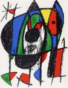 Joan Mir� : Lotto composto di 3 incisioni.  - Asta Arte Moderna e Contemporanea | ASTA A TEMPO - PARTE II  - Associazione Nazionale - Case d'Asta italiane