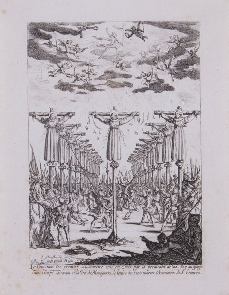 Jacques Callot : Les martyrs du Japon e Le Benedicite  - Asta PARADE I - STAMPE, DIPINTI, DISEGNI E ARREDI ANTICHI - Associazione Nazionale - Case d'Asta italiane