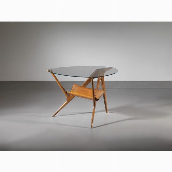 TAVOLO BASSO ROTONDO  - Asta DESIGN E ARTI DECORATIVE DEL '900 - Associazione Nazionale - Case d'Asta italiane