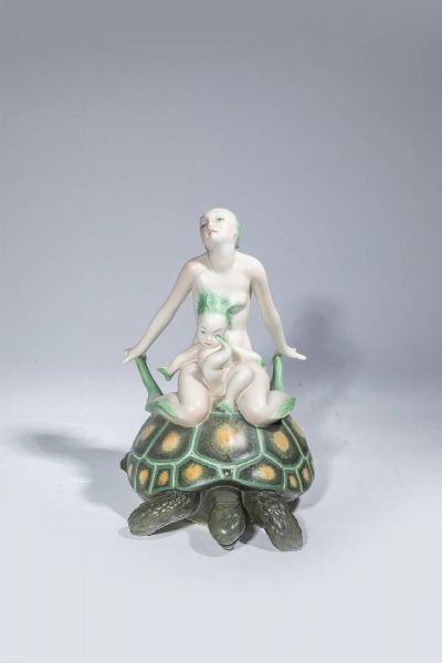 LENCI TORINO : Mamma sirena 1936 ca  - Asta Asta di Argenti e Antiquariato - Associazione Nazionale - Case d'Asta italiane