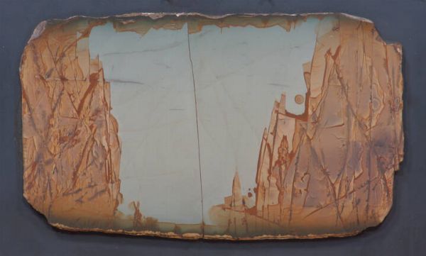 LASTRA DI PIETRA PAESINA : 13 5x23 Rottura  - Asta Asta di Argenti e Antiquariato - Associazione Nazionale - Case d'Asta italiane