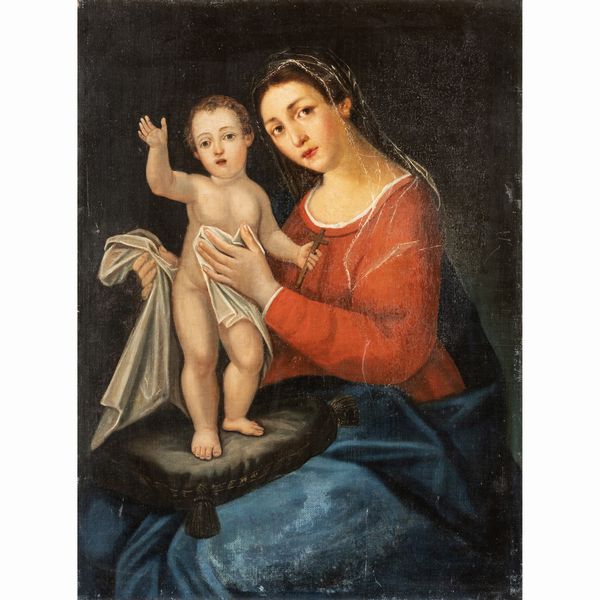 Scuola emiliana  - Asta Dipinti Antichi, Arredi, Sculture e Oggetti d'Arte - Associazione Nazionale - Case d'Asta italiane