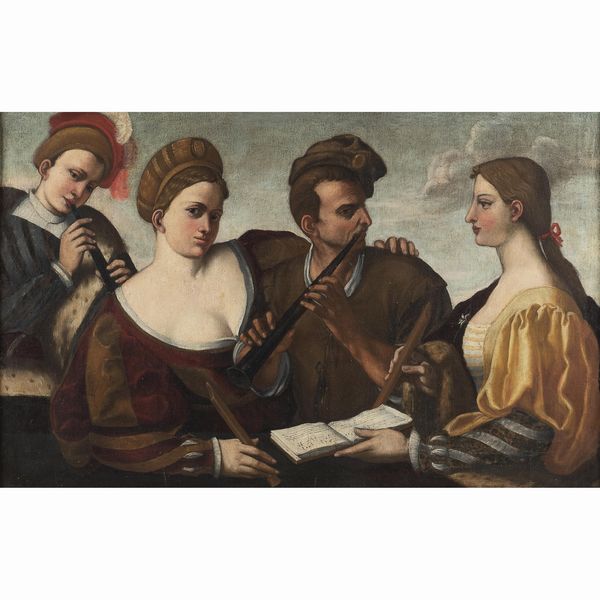 Bernardino Licinio, copia da  - Asta Dipinti Antichi, Arredi, Sculture e Oggetti d'Arte - Associazione Nazionale - Case d'Asta italiane