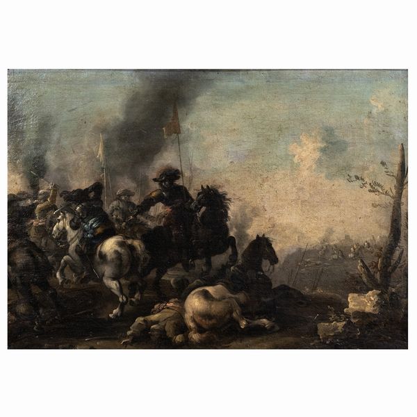 Jacques Courtois detto Il Borgognone  - Asta Dipinti Antichi, Arredi, Sculture e Oggetti d'Arte - Associazione Nazionale - Case d'Asta italiane