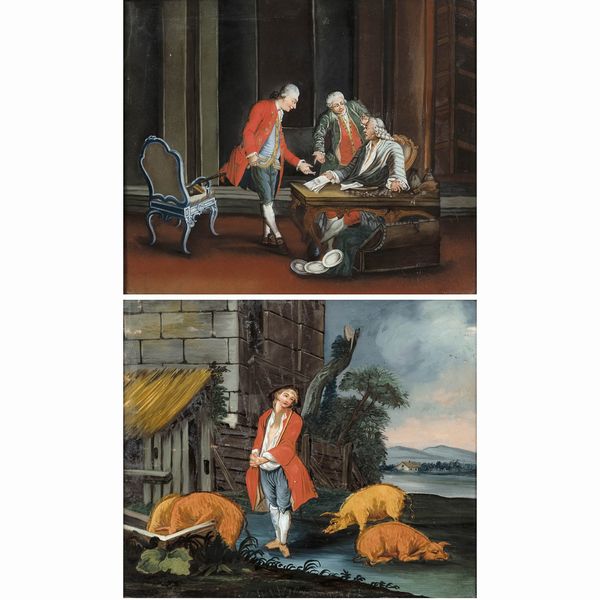 Pittore francese  - Asta Dipinti Antichi, Arredi, Sculture e Oggetti d'Arte - Associazione Nazionale - Case d'Asta italiane