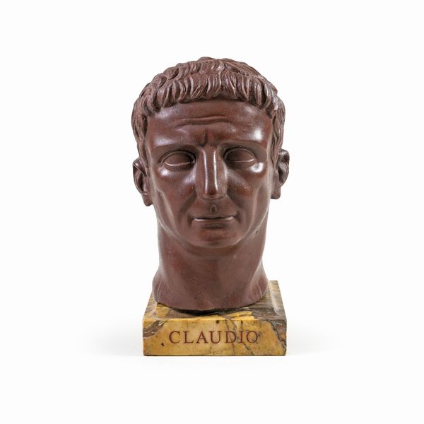 Testa in marmo rosso antico  - Asta Dipinti Antichi, Arredi, Sculture e Oggetti d'Arte - Associazione Nazionale - Case d'Asta italiane