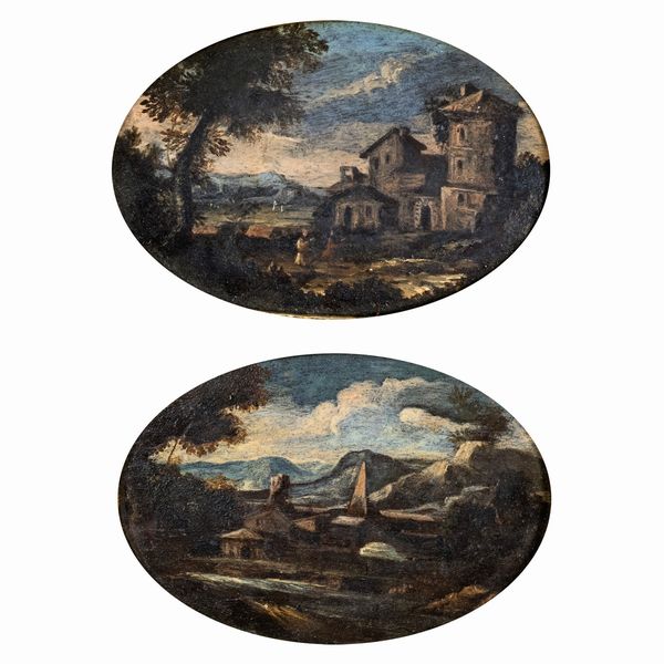 Pittore della campagna romana  - Asta Dipinti Antichi, Arredi, Sculture e Oggetti d'Arte - Associazione Nazionale - Case d'Asta italiane