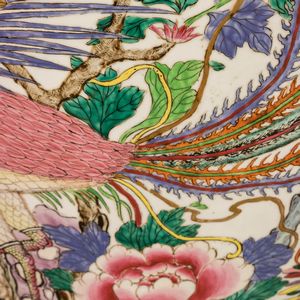 Coppia di grandi vasi in porcellana Famiglia Rosa  - Asta Dipinti Antichi, Arredi, Sculture e Oggetti d'Arte - Associazione Nazionale - Case d'Asta italiane