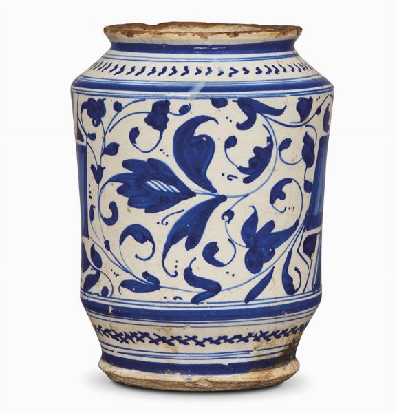 ALBARELLO, VENEZIA, PRIMA MET&Agrave; SECOLO XVI  - Asta CERAMICA. MAIOLICHE E PORCELLANE DAL XVI AL XIX SECOLO - Associazione Nazionale - Case d'Asta italiane