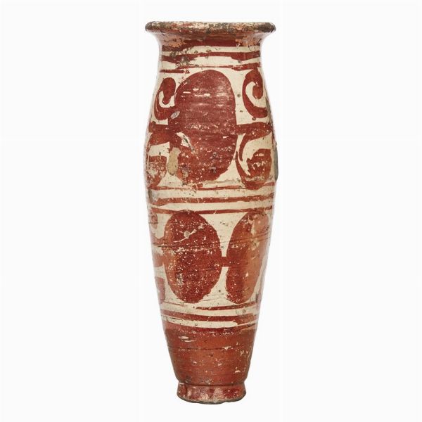 VASO, MANIS&Egrave;S, SECONDA MET&Agrave; SECOLO XVII  - Asta CERAMICA. MAIOLICHE E PORCELLANE DAL XVI AL XIX SECOLO - Associazione Nazionale - Case d'Asta italiane