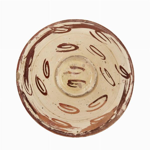 GRANDE PIATTO, MANIS&Egrave;S, FINE SECOLO XVII  - Asta CERAMICA. MAIOLICHE E PORCELLANE DAL XVI AL XIX SECOLO - Associazione Nazionale - Case d'Asta italiane