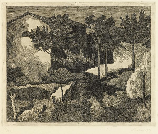 Giorgio Morandi : Paesaggio del Poggio  - Asta Arte Moderna e Contemporanea - Associazione Nazionale - Case d'Asta italiane