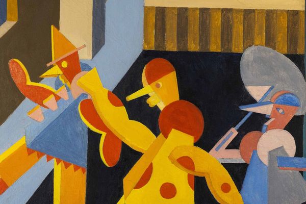 FORTUNATO DEPERO : Pagliaccetti  - Asta Arte Moderna e Contemporanea - Associazione Nazionale - Case d'Asta italiane