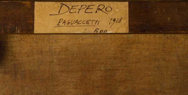 FORTUNATO DEPERO : Pagliaccetti  - Asta Arte Moderna e Contemporanea - Associazione Nazionale - Case d'Asta italiane