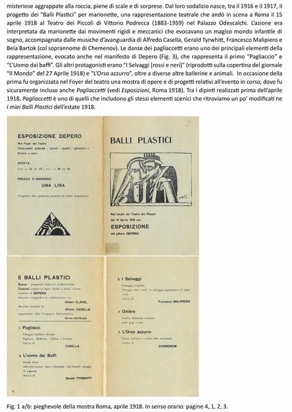 FORTUNATO DEPERO : Pagliaccetti  - Asta Arte Moderna e Contemporanea - Associazione Nazionale - Case d'Asta italiane