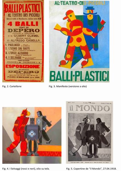 FORTUNATO DEPERO : Pagliaccetti  - Asta Arte Moderna e Contemporanea - Associazione Nazionale - Case d'Asta italiane
