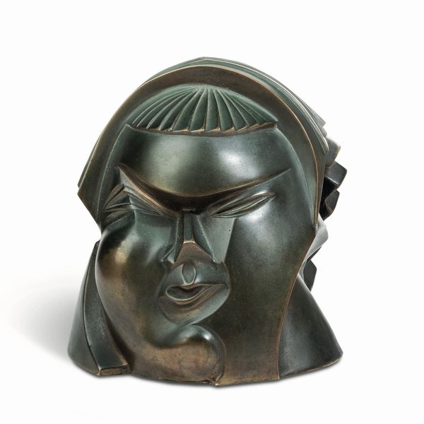 Tullio D’Albisola : Sfinge quindicenne  - Asta Arte Moderna e Contemporanea - Associazione Nazionale - Case d'Asta italiane