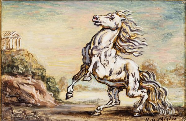 Giorgio de Chirico : Cavallo impennato  - Asta Arte Moderna e Contemporanea - Associazione Nazionale - Case d'Asta italiane