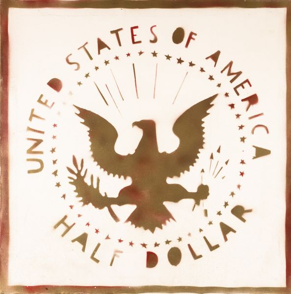 FRANCO ANGELI : Half dollar (Antipittura)  - Asta Arte Moderna e Contemporanea - Associazione Nazionale - Case d'Asta italiane