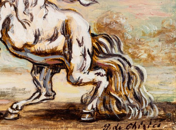 Giorgio de Chirico : Cavallo impennato  - Asta Arte Moderna e Contemporanea - Associazione Nazionale - Case d'Asta italiane