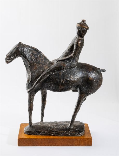 Marino Marini : Piccolo cavaliere  - Asta Arte Moderna e Contemporanea - Associazione Nazionale - Case d'Asta italiane