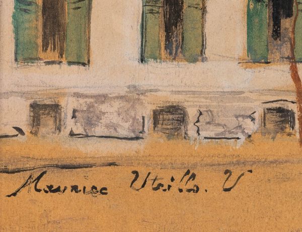 Maurice Utrillo : Pont de l'Avenue de Saint-Ouen  - Asta Arte Moderna e Contemporanea - Associazione Nazionale - Case d'Asta italiane