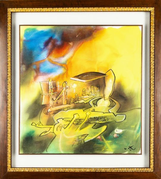 Roberto Sebastian Antonio Matta : Sous le toit de par� (Sotto il tetto della scommessa)  - Asta Arte Moderna e Contemporanea - Associazione Nazionale - Case d'Asta italiane