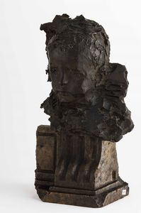 Medardo Rosso : Testa di bimbo  - Asta Arte Moderna e Contemporanea - Associazione Nazionale - Case d'Asta italiane